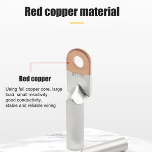 DTL Bimetallic Copper Aluminum Cable Lug, Anti-Corrosion Transition Crimp Wire Terminal for Aluminum Wire Connection thumbnail-2
