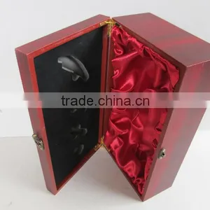 Double Bottle Wooden Wine Gift Packaging Boxes Wholesale Accept OEM thumbnail-4