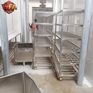 USDA Standard Slaughterhouse Equipment Cattle Slaughter Line Machine Cow Beef Turkey Slaughter House Machinery thumbnail-2