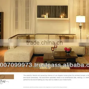 L A Glam Sofa Set thumbnail-1