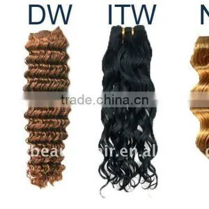 Brazilian Virgin Remy Human Hair Weft in Different Curly thumbnail-1