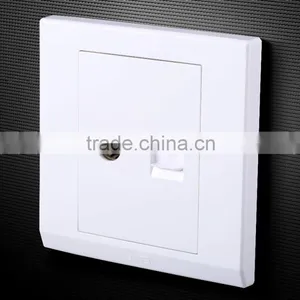 Easy Cleaning White Computer Satellite Socket thumbnail-2