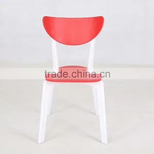 Simple Leisure Colorful Modern Plastic Chairs Wholesale Terrace Cheap Bistro Chairs thumbnail-2