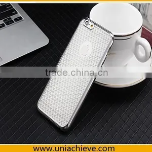 Ultrathin Electroplating Frame TPU Soft Clear Case Skin For Apple IPhone 6S / IPhone 6S Plus Silver thumbnail-1
