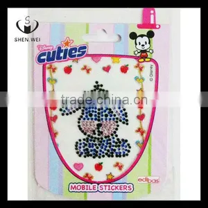 Crystal Mobile Phone Carbon Fiber Vinyl Sticker thumbnail-1