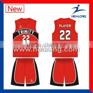 Cheap Youth Reversible Female Basketball Uniforms thumbnail-1