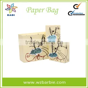 Lovely Animal Recycable Paper Shopping Bag With Handle thumbnail-1