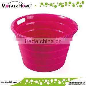 Kitchenware Round Shape Foldable Silicone Bucket thumbnail-1