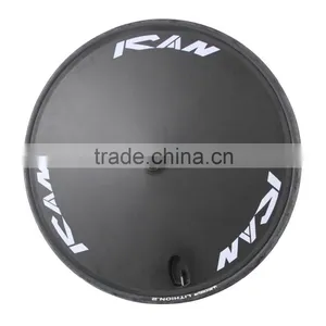 2016 700C Road Bike Front 3 Spokes Clincher 3s Wheels Rear Carbon Clincher Disc Wheelset Fit for Road TT Bike thumbnail-3