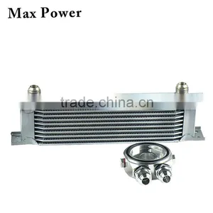 Auto Aluminum Different Row With Different Adapter Oil Cooler Kit Suit for Racing Cars thumbnail-1