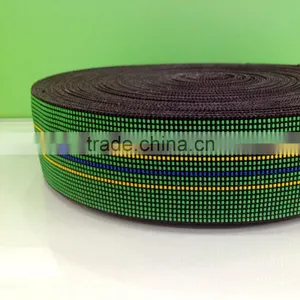 Green High Quanlity Elastic Webbing thumbnail-1
