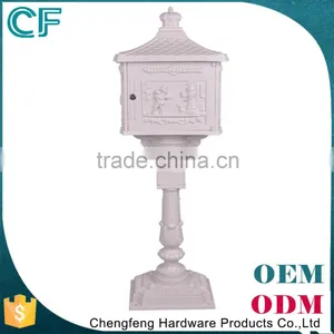 Foshan Manufacturer Casting Aluminiun Apartment Building Vintage White Mailbox Letterbox thumbnail-6