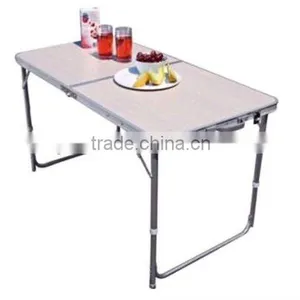 Outdoor Aluminum Rectangle Portable Folding Table thumbnail-1