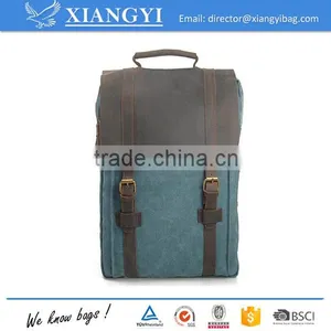 Vintage Canvas Backpack School Bag Travel Bags thumbnail-2