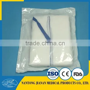 100% Cotton Surgical Gauze Lap Pad Sponge With X-ray,blue Loop/lap Sponge Factory/Abdominal Swabs Pad thumbnail-1