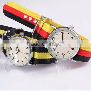 Fashion Cheap Nylon Watches China Supplier Custom Design Nylon Nato Strap Wristwatch Made in China Military Watch Metal thumbnail-4