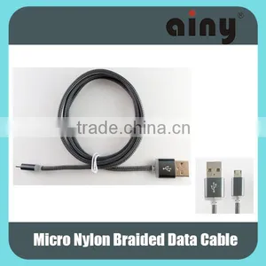 Super Flexible Micro Usb Cable With Nylon Braided Insulated Material thumbnail-3