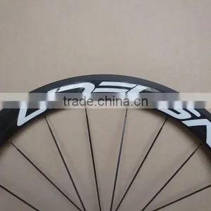 UDELSA U50 Chinese Carbon Tubular Wheels for Road Bike Super Light Weight Red Hubs thumbnail-2