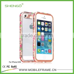 Hot Selling Metal Bumper With PC Cover for IPhone 5 thumbnail-1
