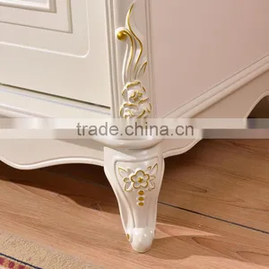 Luxury French Style Hand Carved Wooden MDF Panel Bedroom Sliding Door Cupboard Design Quality Choice thumbnail-4