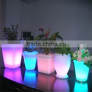 Waterproof Glowing Flower Pot Bulk Led Flower Pot Decoration thumbnail-1