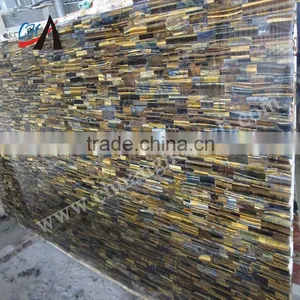 Yellow and Blue Tiger Eye Slab for Wall Tile,flooring Tiel,bathroom Tile thumbnail-2