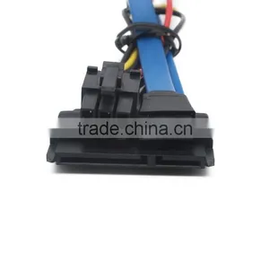 SATA22P To 7Pin +4Pin Power Cable,sata Hard Disk Cable thumbnail-2