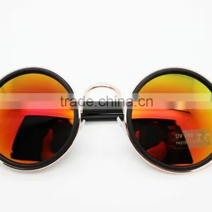 Metal Sunglasses Round Sunglasses Mirror Sunglasses thumbnail-4