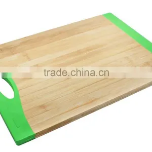 Bamboo Chopping Board With Silicone Hole for Kitchen Cutting Usage thumbnail-2