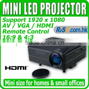 Home Theater 1080p HDMI Playsation HD Multimedia Mini VGA PC USB LED Projector thumbnail-1