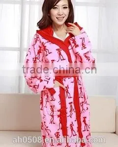Kimono Collar Waffle Bathrobe,customized Waffle Bathrobe thumbnail-2