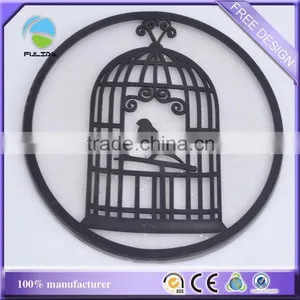 Birdcage Soft PVC Rubber Out-of-shape Mixed Pack Tea Drink Coaster thumbnail-2