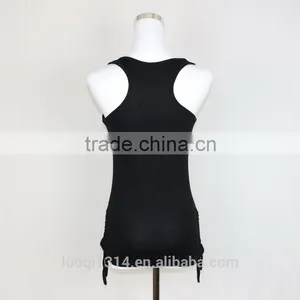 Wholesale Custom Cotton Tank Tops for Women OEM Service thumbnail-5