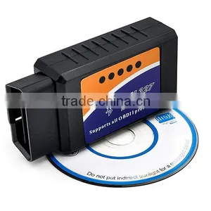 2015 Fast Shipping Works On Android Torque Elm327 Bluetooth ELM 327 V2.1 Interface OBD2 / OBD II Auto Car Diagnostic Scanner thumbnail-2