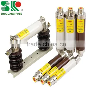 24kv High Voltage Current Limiting Fuse for Transformer Protection / High Rupturing Capacity Fuse/porcelain Body Fuse/XRNP Type thumbnail-1