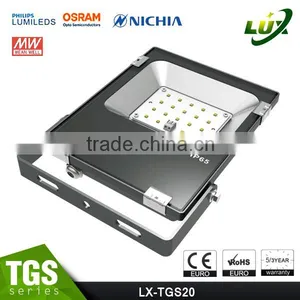 Promotional Price Shenzhen Factory 2016 CE Rohs Approved Meanwell Driver Free Lighting Design 20W Flood Lights LED thumbnail-2
