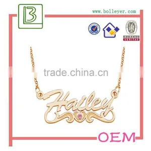 Fashion of Gold Necklaces With Letter thumbnail-3