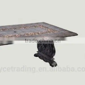 Cast Aluminum Outdoor Furniture With Chair and Table Set thumbnail-1