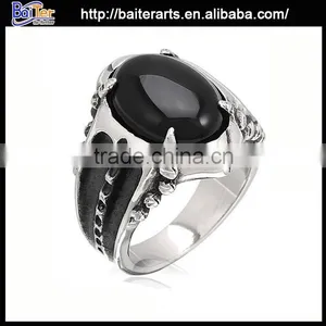 Jewelry One Big Stone Ring Stainless Steel One Stone Ring Designs thumbnail-1