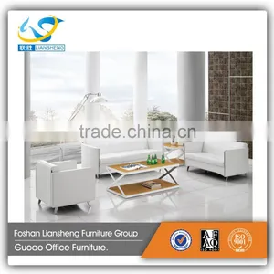 2016 Latest Designs Wooden Frame Leather Cover Sofa S748 thumbnail-1