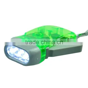 3 Led Hand-press Dynamo Torch,really Charger Flashlight thumbnail-4