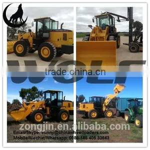 3 Ton WOLF Construction Equipment Wheel Loader ZL30 With 2.2m3 Bucket Capacity thumbnail-1