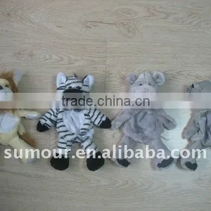 Plush Animal Skin_Lion/Zebra/Hippo thumbnail-1