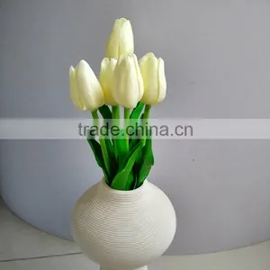 Cheap PU Tulip Artificial Flower Home Decor thumbnail-4
