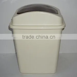 40 Liter Square Waste Bin With Swing Cover/ Garbage Bin thumbnail-2