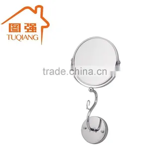 Chrome Free Standing Round Makeup Cosmetic Mirror thumbnail-1