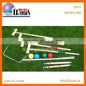 WOODEN CROQUET SET thumbnail-1