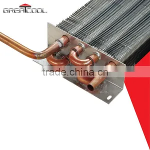 Copper Tube Aluminum Fin Refrigerator Evaporator Coil thumbnail-1