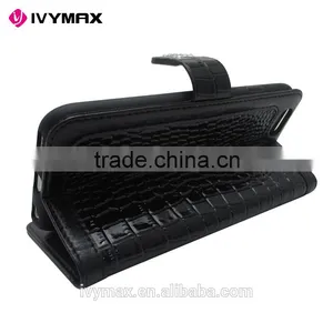 High Quality Luxury Crocodile Bling PU Leather Wallet Flip Pouch Cover Case Alligator Sparkle Wallet Case for Iphone 6 thumbnail-5