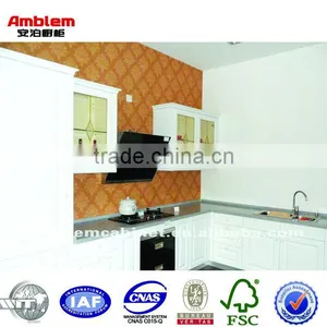2013 Wholesale Cheap Modern PVC Kitchen Cabinet (Quality in High End of Market) thumbnail-1